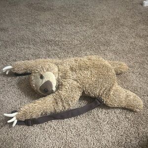 Adorable Sloth Plush Backpack